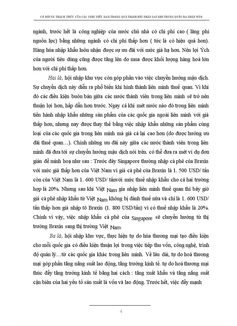 image for page Bàn về những cơ hội và thách thức của các doanh nghiệp vừa và nhỏ Việt Nam trong quá trình hội nhập sau khi Trung Quốc gia nhập WTO