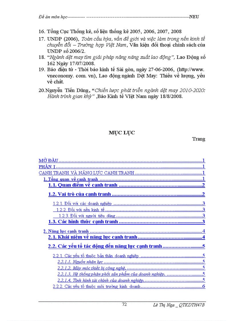 image for page Nâng cao năng lực cạnh tranh ngành dệt may Việt Nam