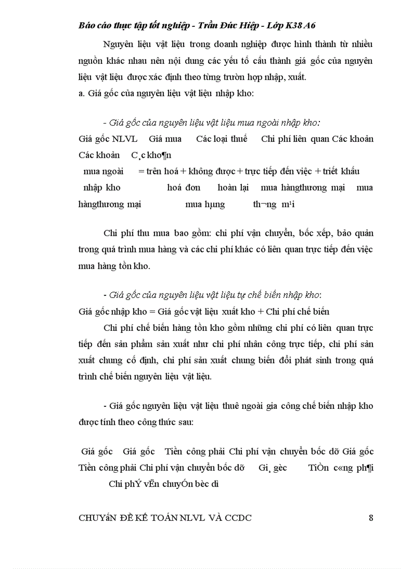 image for page Kế toán nguyên liệu vật liệu tại công ty cổ phần VPP Cửu Long.