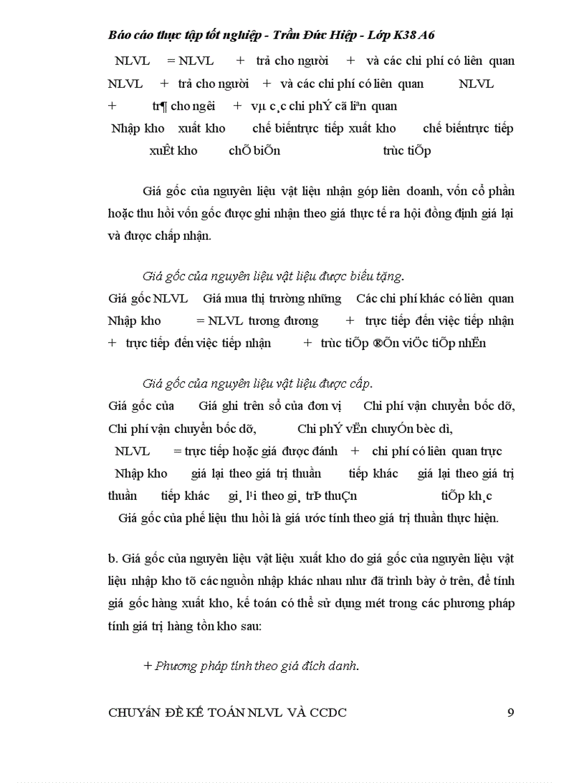 image for page Kế toán nguyên liệu vật liệu tại công ty cổ phần VPP Cửu Long.