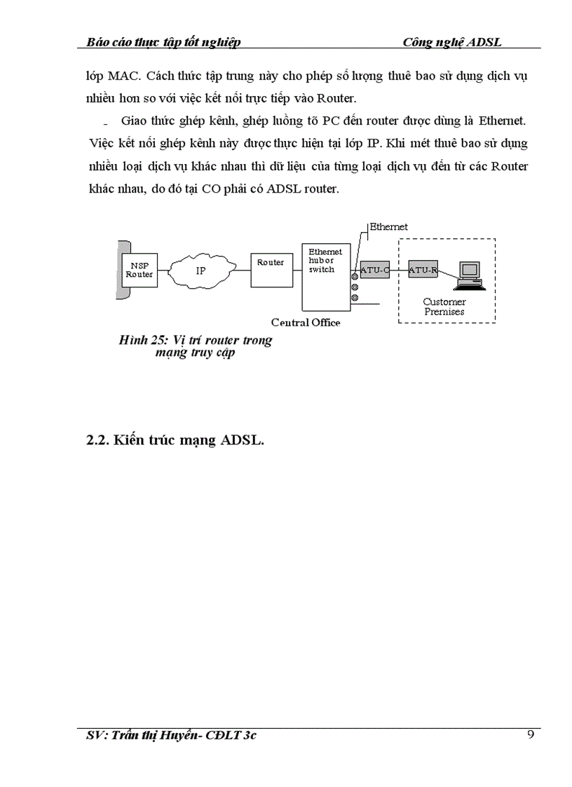 image for page Công nghệ ADSL và những ảnh hưởng đến hệ thống
