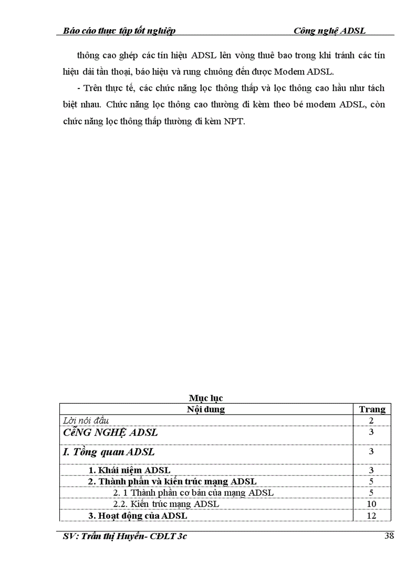 image for page Công nghệ ADSL và những ảnh hưởng đến hệ thống