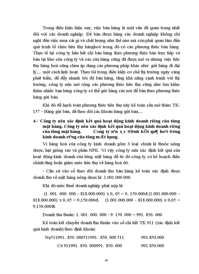 image for page Kế toán bán hàng và xác định kết quả hoạt động kinh doanh ở Công ty Bảo vệ Thực vật