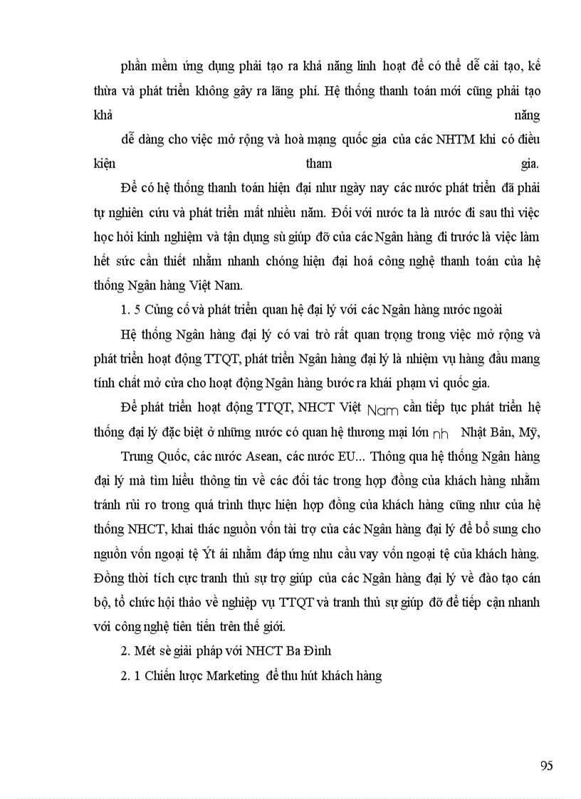image for page Thực trạng hoạt động thanh toán quốc tế tại NHCT khu vực Ba Đình