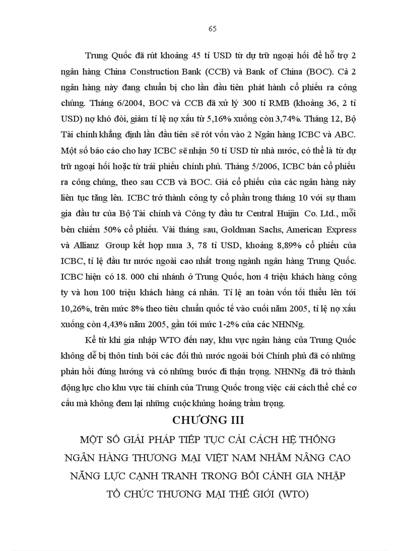 image for page Cải cách hệ thống ngân hàng thương mại Việt Nam trong bối cảnh gia nhập Tổ chức thương mại thế giới WTO