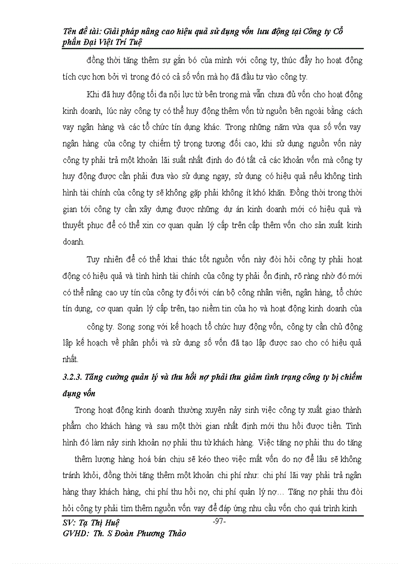 image for page Giải pháp nâng cao hiệu quả sử dụng vốn lưu động tại Công ty Cố phần Đại Việt Trí Tuệ