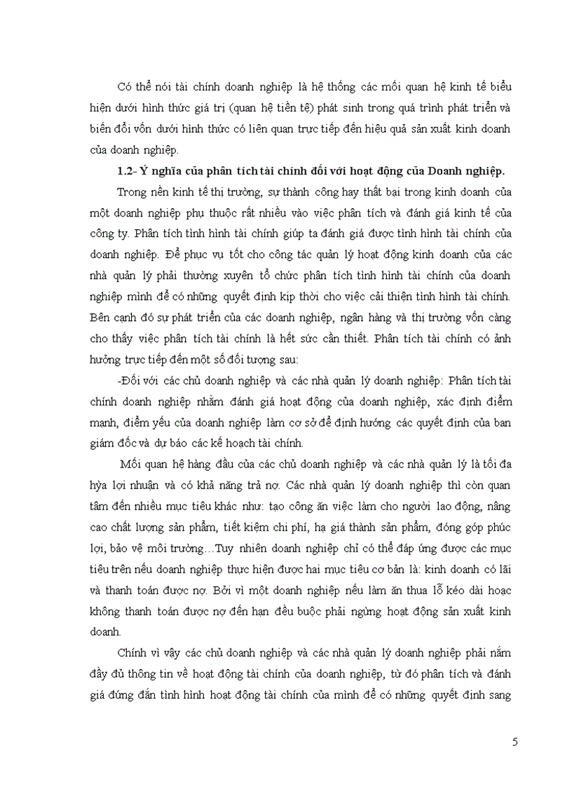 image for page Gải pháp nâng cao hiệu qủa chất lượng phân tích tài chính của Công ty Điện lực Tây Hồ