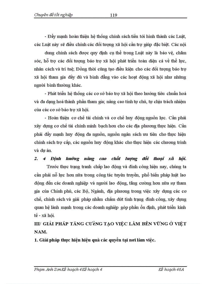 image for page Một số giải pháp nhằm tăng cường tạo việc làm bền vững ở Việt Nam