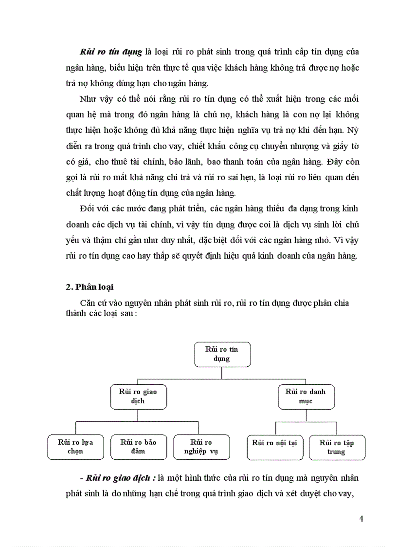image for page Rủi ro tín dụng trong hoạt động kinh doanh của ngân hàng