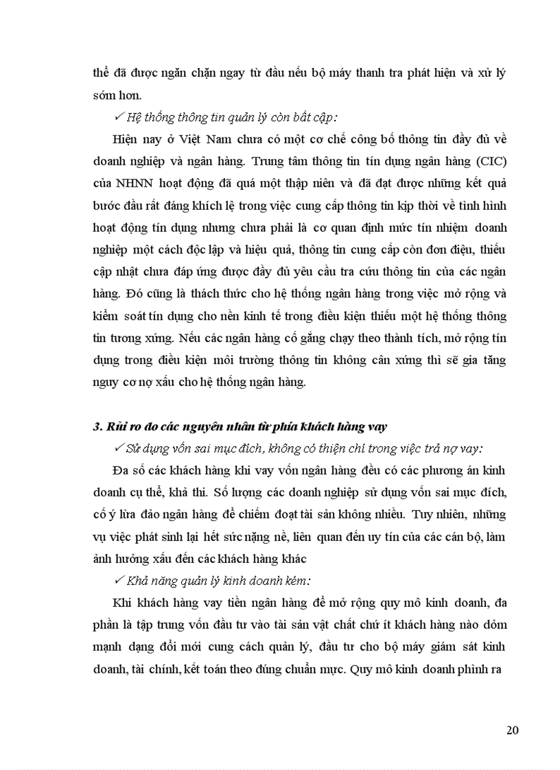 image for page Rủi ro tín dụng trong hoạt động kinh doanh của ngân hàng