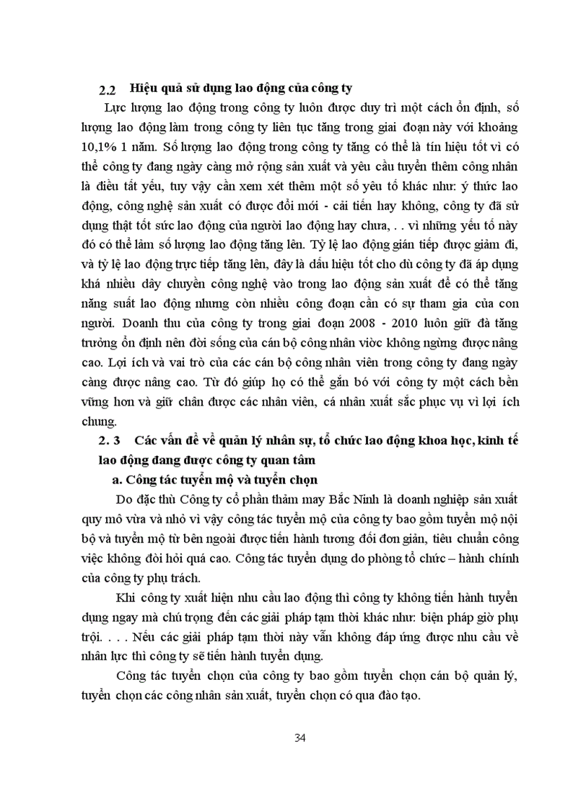 image for page Tình hình sản xuất kinh doanh và hiệu quả sử dụng lao động của công ty cổ phần thảm may bắc ninh