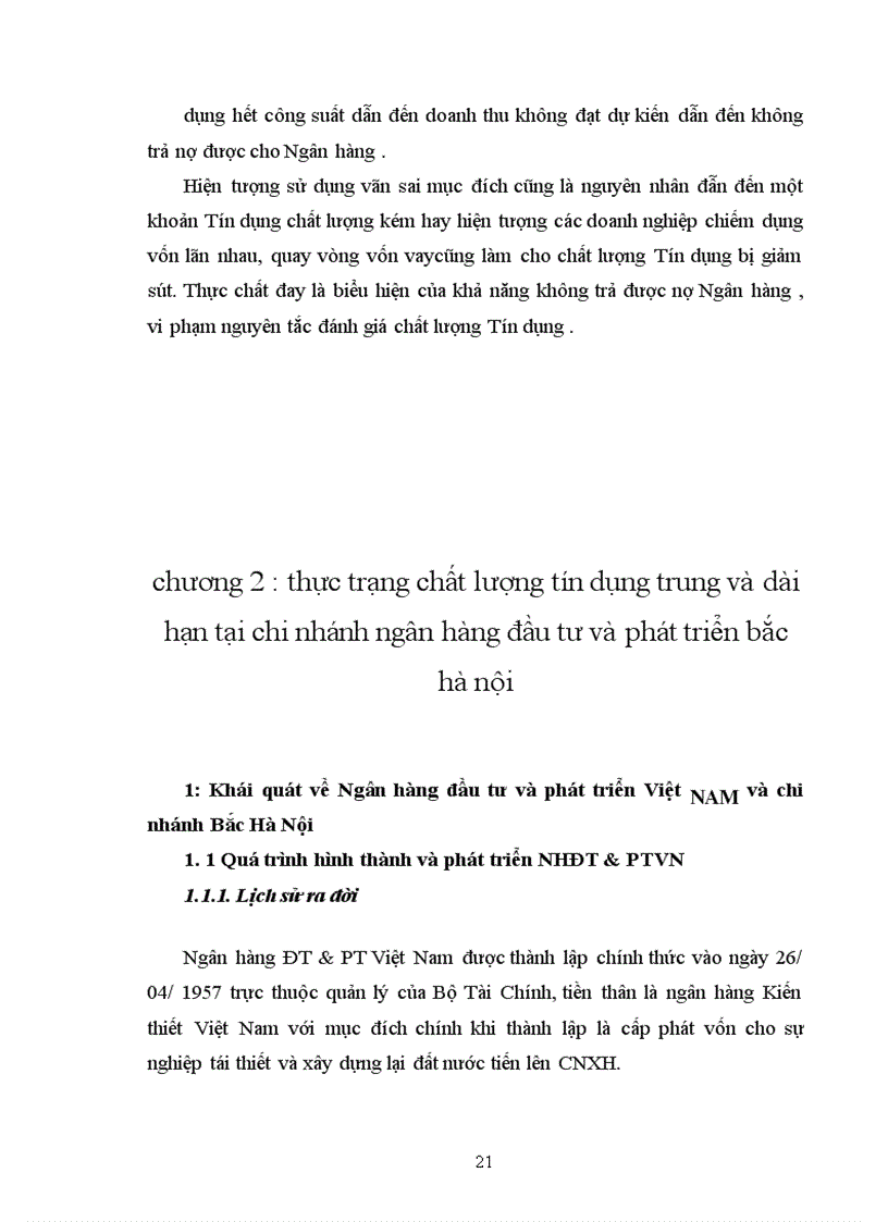 image for page Giải pháp nâng cao chất lượng Tín dụng Trung và Dài hạn tại chi nhánh Ngân hàng Đầu Tư và Phát Triển Bắc Hà Nội