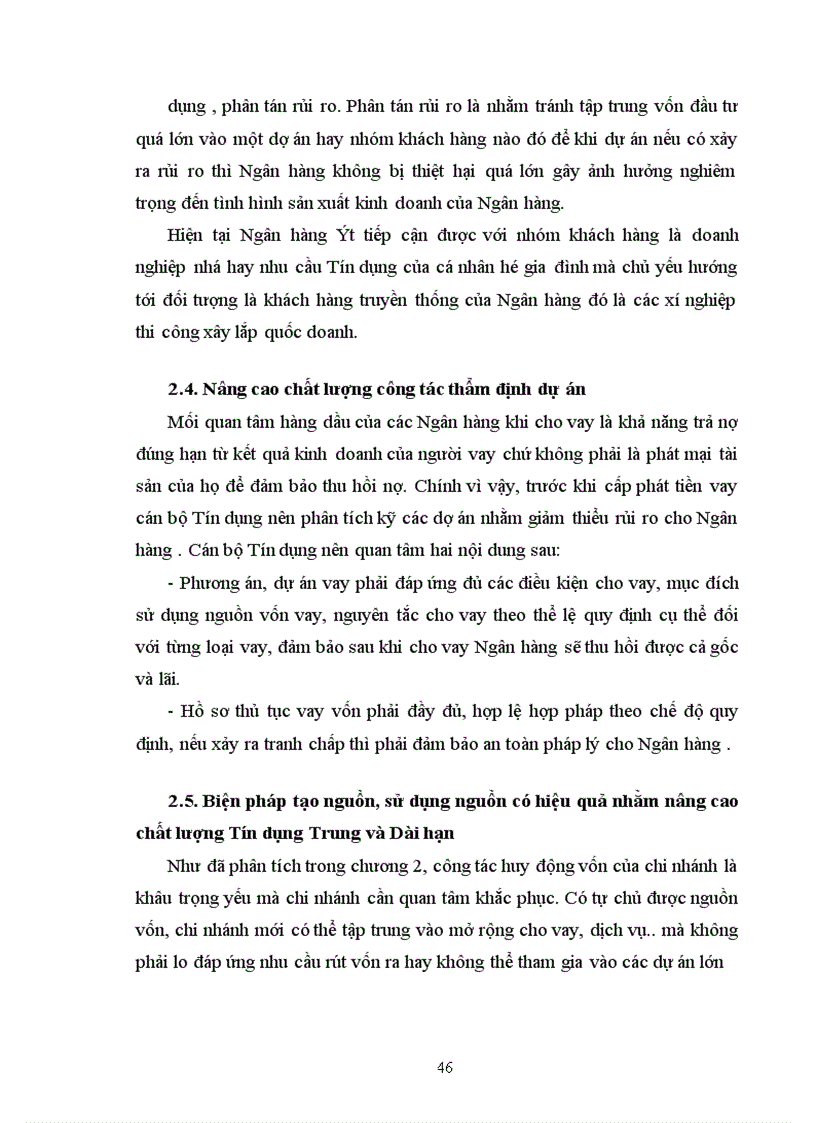 image for page Giải pháp nâng cao chất lượng Tín dụng Trung và Dài hạn tại chi nhánh Ngân hàng Đầu Tư và Phát Triển Bắc Hà Nội