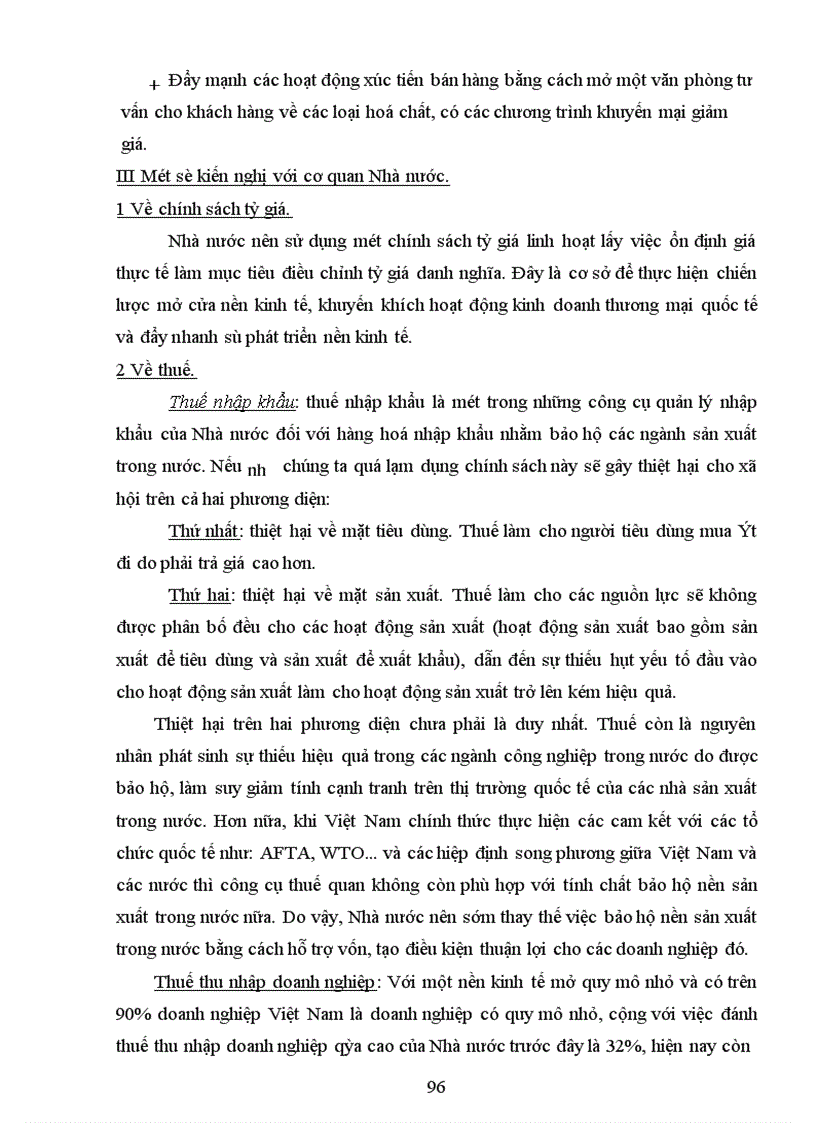 image for page Hoạt động nhập khẩu của Công ty TNHH Thương Mại & Sản Xuất Việt Trung, thực trạng và giải pháp