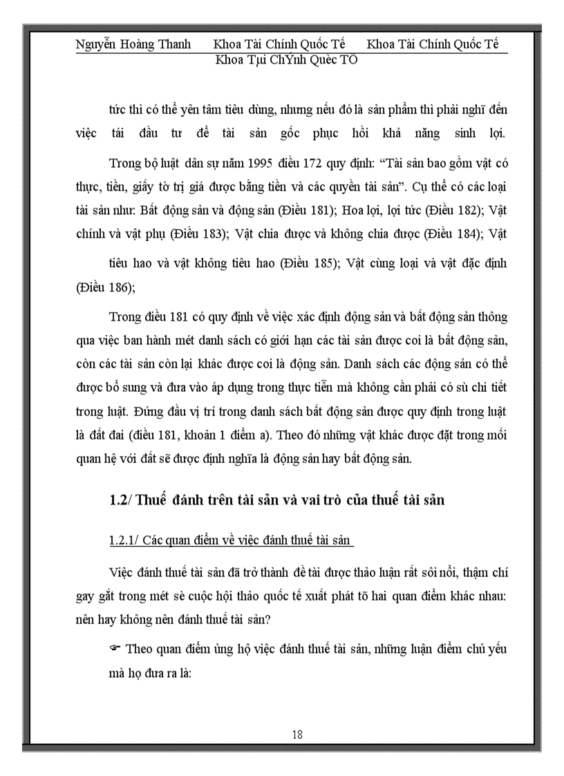 image for page Thuế tài sản – Kinh Nghiệm của các nước và hướng vận dụng vào Việt Nam