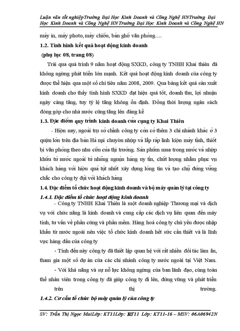 image for page Hoàn thiện công tác kế toán bán hàng và xác định kết quả bán hàng tại Công ty trách nhiệm hữu hạn Khai Thiên Zcom