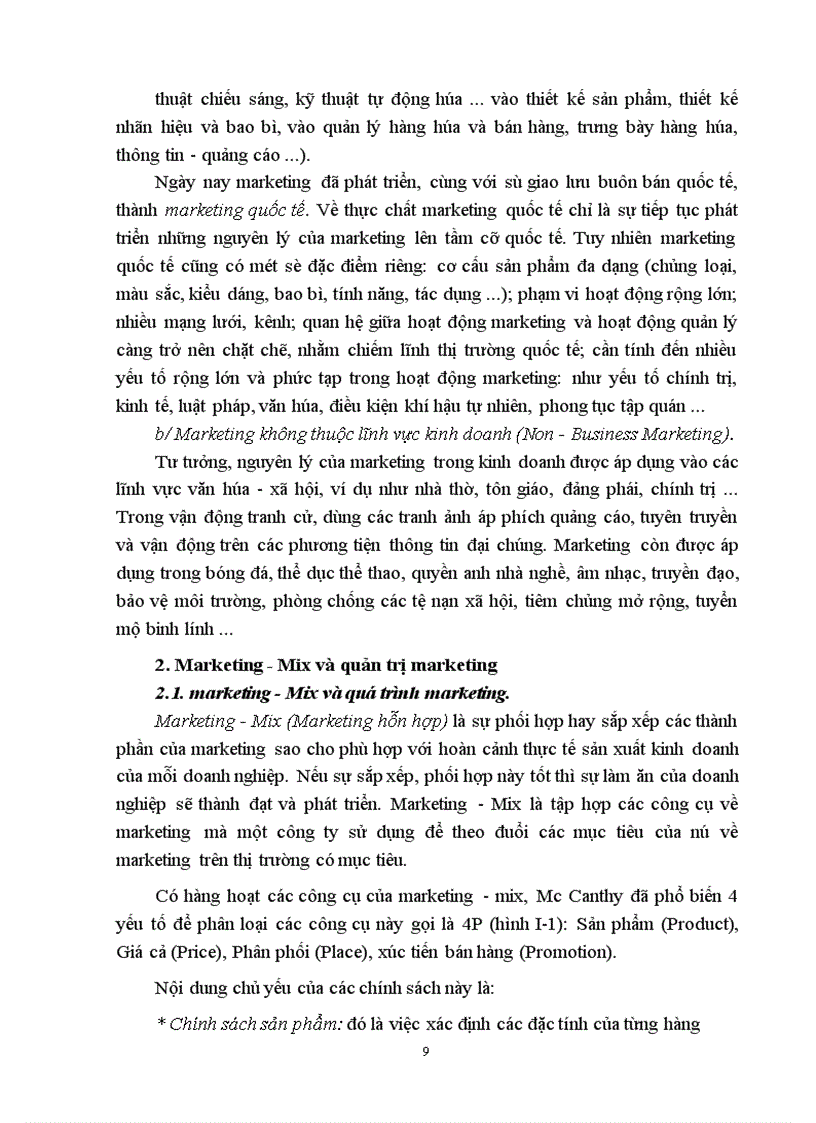 image for page Một số biện pháp marketing nhằm đẩy mạnh tiêu thụ sản phẩm của Công ty Dệt Kim Hà Nội