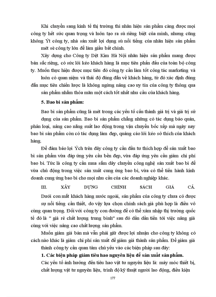 image for page Một số biện pháp marketing nhằm đẩy mạnh tiêu thụ sản phẩm của Công ty Dệt Kim Hà Nội