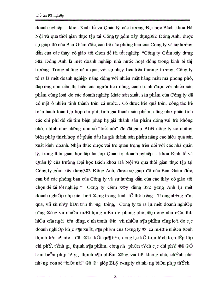 image for page Phân tích chi phí sản xuất, tìm biện pháp hạ giá thành sản phẩm tại công ty gốm xây dựng382 Đông Anh