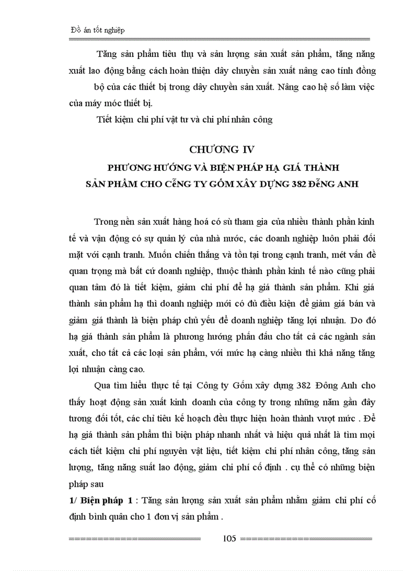 image for page Phân tích chi phí sản xuất, tìm biện pháp hạ giá thành sản phẩm tại công ty gốm xây dựng382 Đông Anh