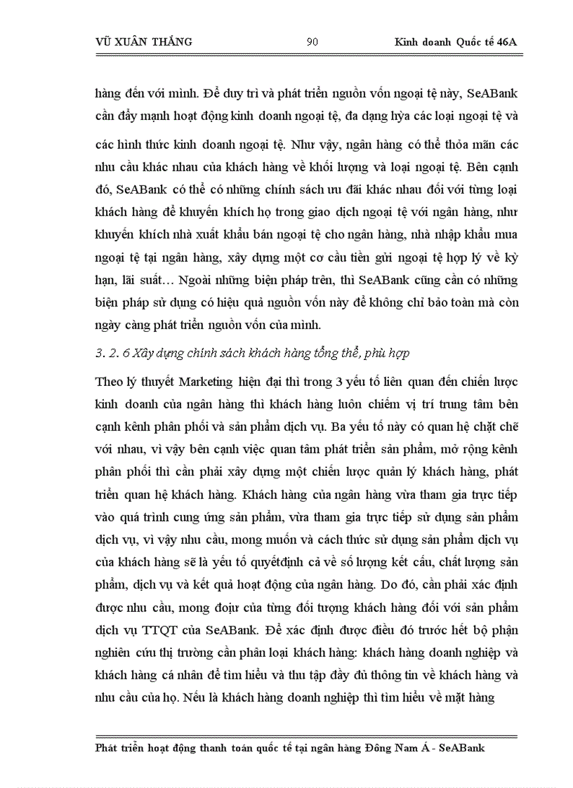 image for page Phát triển hoạt động thanh toán quốc tế tại ngân hàng Đông Nam Á - SeABank