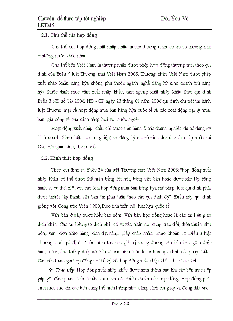 image for page Pháp luật về hợp đồng nhập khẩu và thực tiễn áp dụng tại hợp tác xã Công nghiệp Quyết Tiến