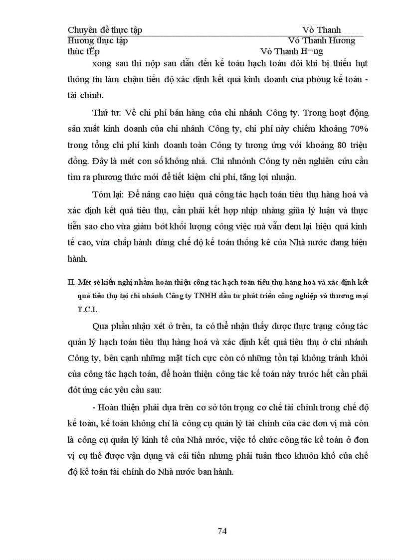 image for page Hoàn thiện công tác hạch toán tiêu thụ hàng hoá và xác định kết quả tiêu thụ tại chi nhánh công ty TNHH đầu tư phát triển công nghiệp và thương mại T.C.I
