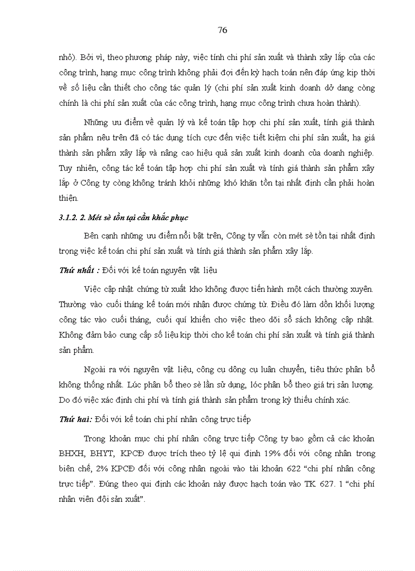 image for page Tổ chức kế toán chi phí sản xuất và tính giá thành sản phẩm tại Công ty Xây dựng số 1 - Tổng Công ty Xây dựng Hà Nội