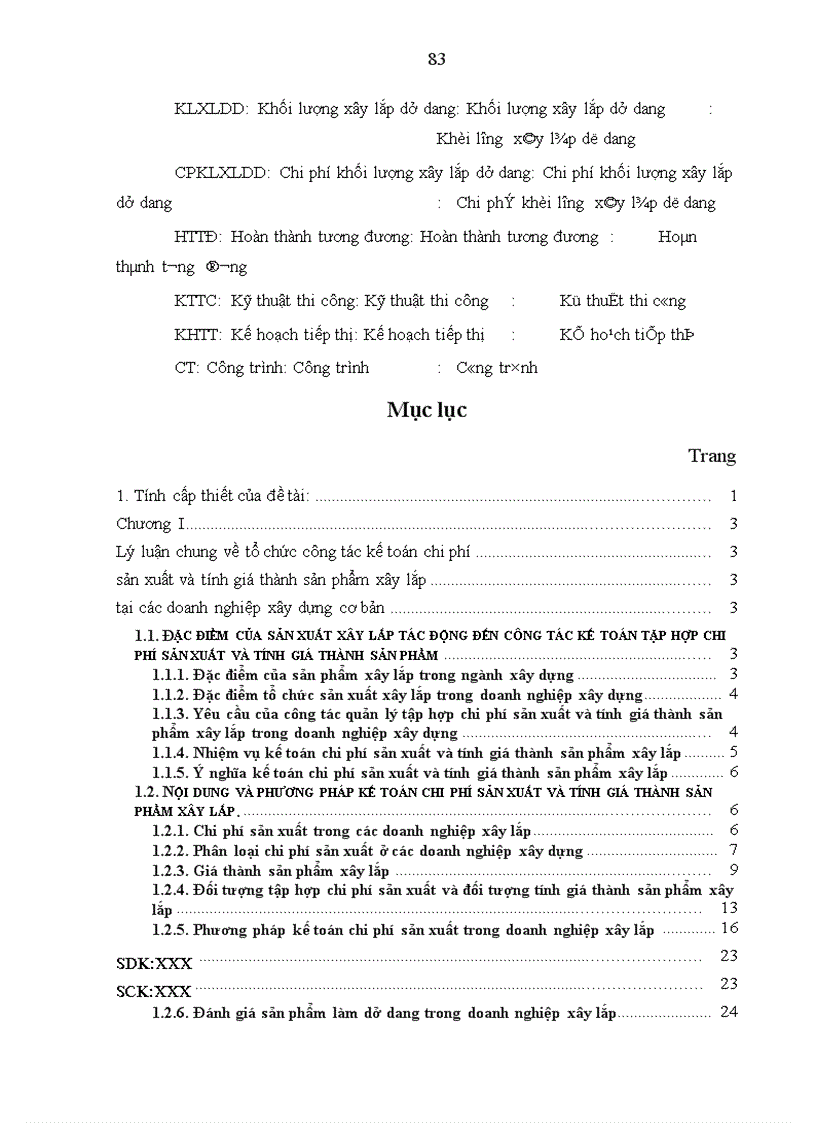 image for page Tổ chức kế toán chi phí sản xuất và tính giá thành sản phẩm tại Công ty Xây dựng số 1 - Tổng Công ty Xây dựng Hà Nội