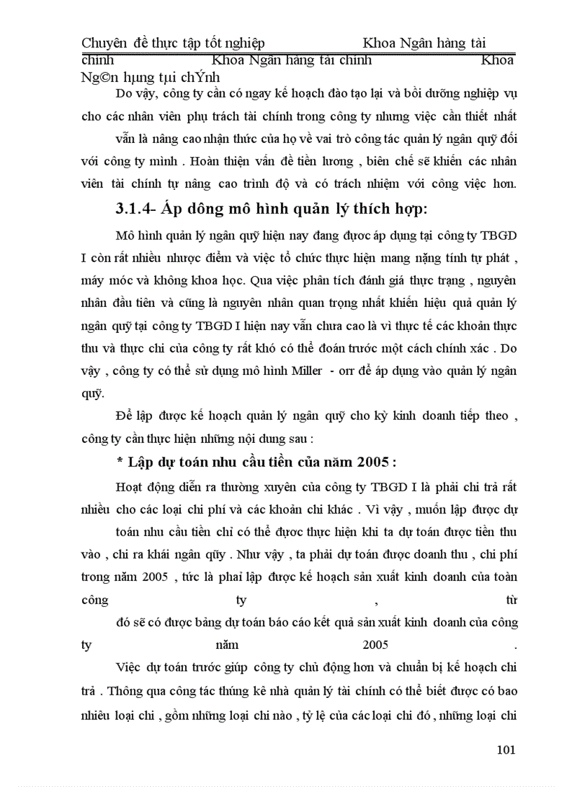 image for page Quản Lý Ngân Quỹ Tại Công TY TBGDI