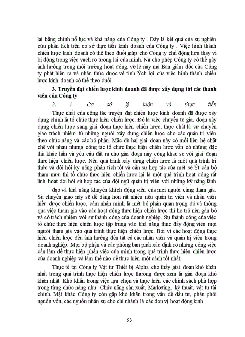 image for page Kinh doanh và hoạt động hoạch định chiến lược kinh doanh tại Công ty Vật tư Thiết bị Alpha