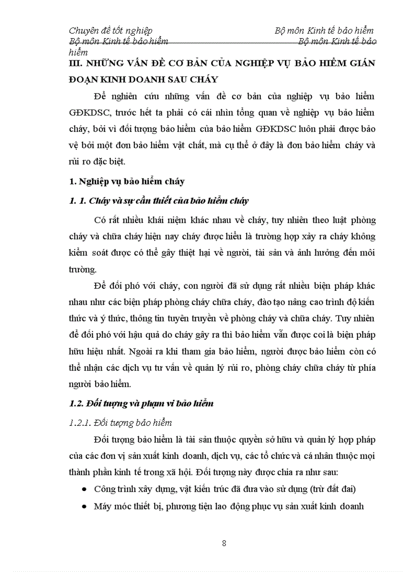 image for page Tình hình triển khai nghiệp vụ bảo hiểm giai đoạn kinh doanh sau cháy tại công ty Bảo Việt Hà Nội