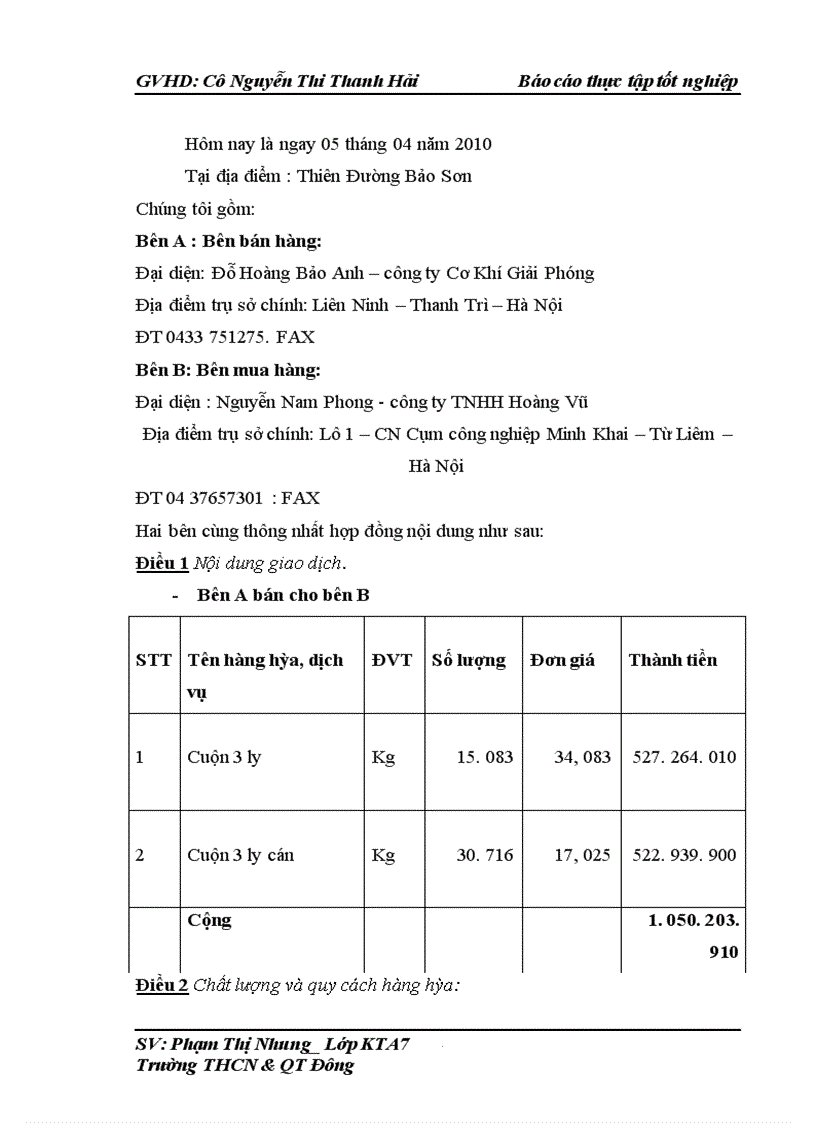 image for page Công tác tổ chức kế toán NVL tại công ty Inox Hoàng Vũ