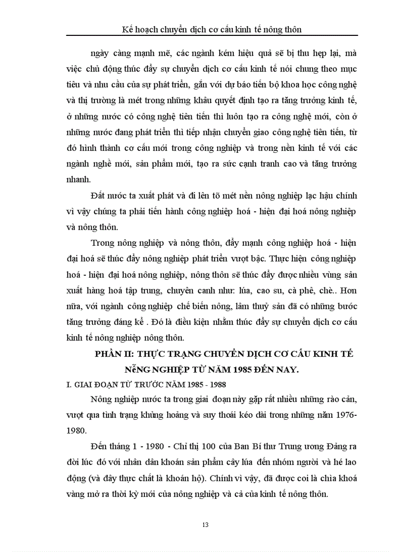 image for page Kế hoạch chuyển dịch cơ cấu kinh tế nông thôn