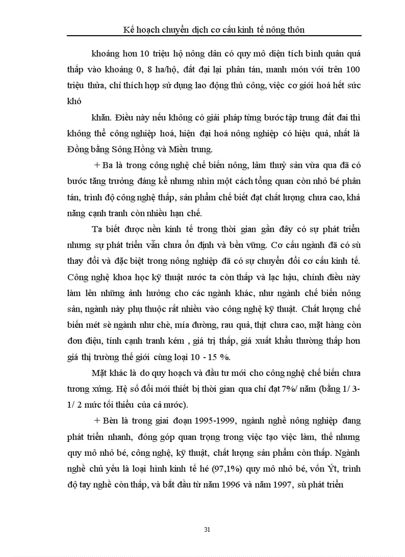 image for page Kế hoạch chuyển dịch cơ cấu kinh tế nông thôn