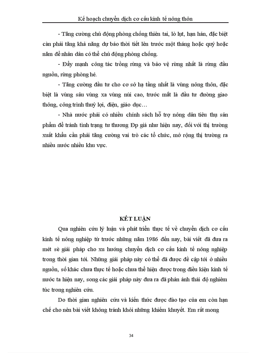 image for page Kế hoạch chuyển dịch cơ cấu kinh tế nông thôn