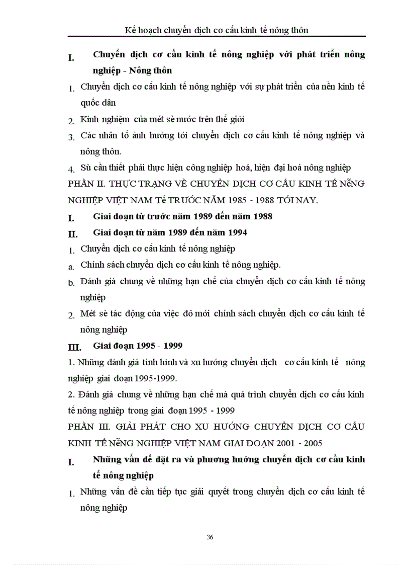 image for page Kế hoạch chuyển dịch cơ cấu kinh tế nông thôn