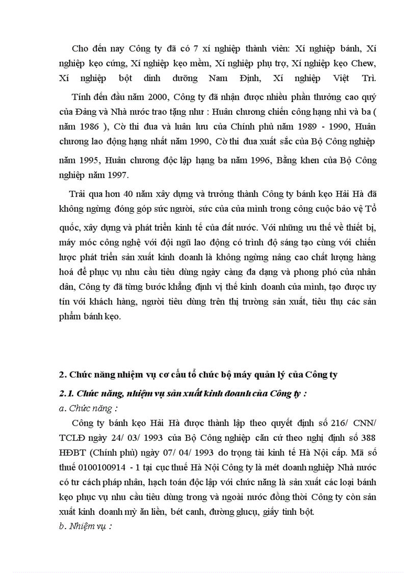 image for page Hoàn thiện công tác định mức lao động nhằm nâng cao hiệu quả trả lương theo sản phẩm trong Công ty Bánh kẹo Hải Hà