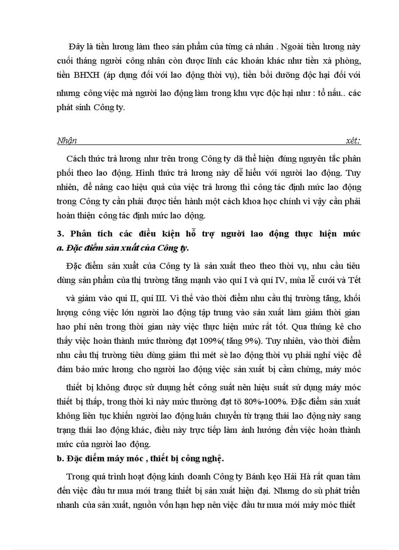 image for page Hoàn thiện công tác định mức lao động nhằm nâng cao hiệu quả trả lương theo sản phẩm trong Công ty Bánh kẹo Hải Hà