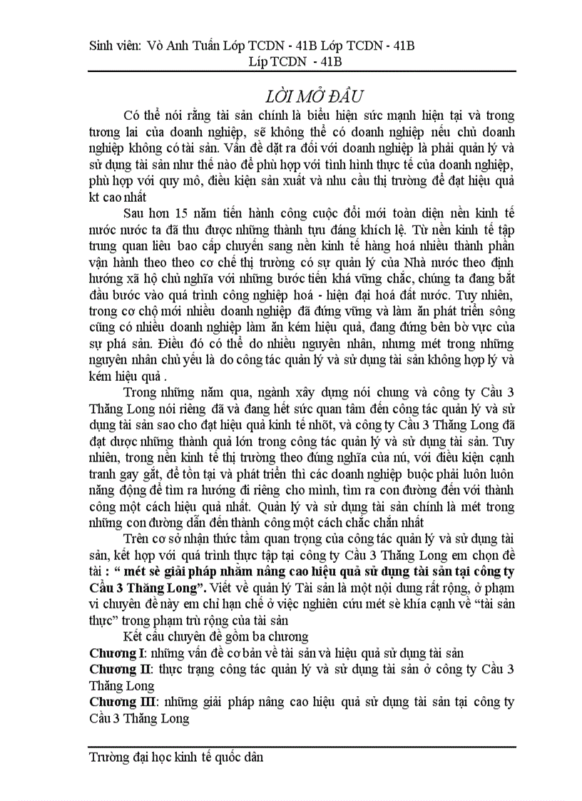image for page Một số giải pháp nhằm nâng cao hiệu quả sử dụng tài sản tại công ty Cầu 3 Thăng Long