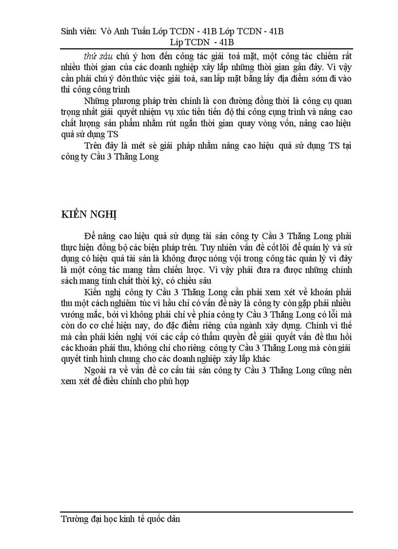 image for page Một số giải pháp nhằm nâng cao hiệu quả sử dụng tài sản tại công ty Cầu 3 Thăng Long