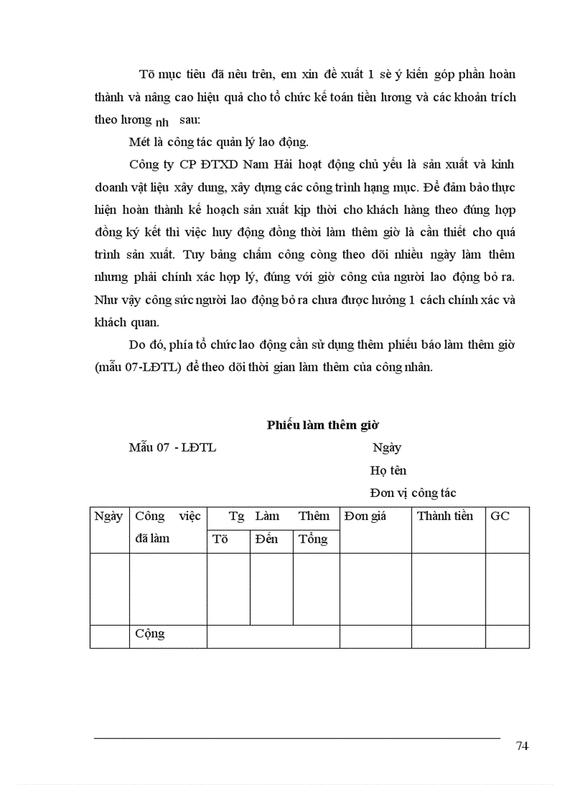 image for page Kế toán tiền lương và các khoản trích theo lương tại công ty cổ phần ĐTXD Nam Hải