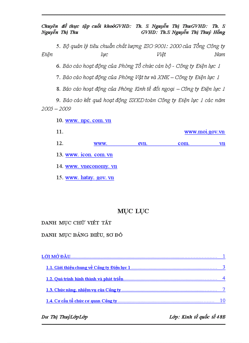image for page Hoạt động nhập khẩu tại Công ty Điện lực 1
