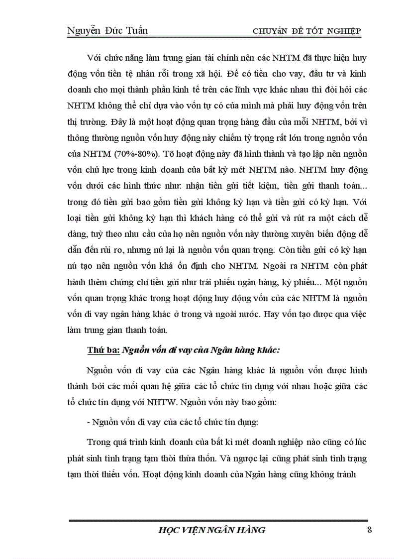 image for page Một số giải pháp phòng ngừa và hạn chế rủi ro tín dụng tại NHNo&PTNT huyện Thanh Oai, tỉnh Hà Tây