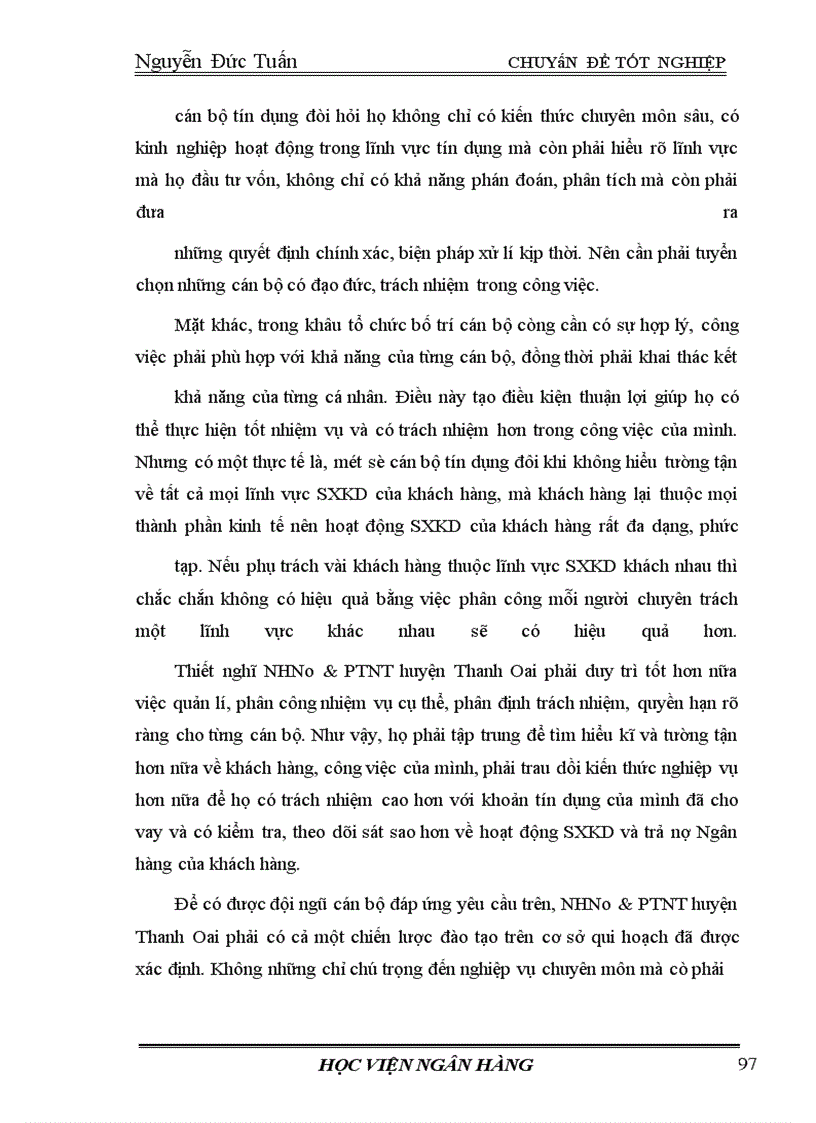 image for page Một số giải pháp phòng ngừa và hạn chế rủi ro tín dụng tại NHNo&PTNT huyện Thanh Oai, tỉnh Hà Tây