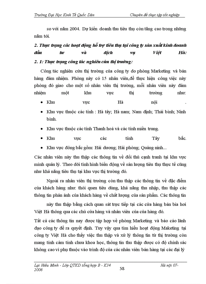 image for page Một số giải pháp thúc đẩy hoạt động tiêu thụ sản phẩm bia hơi tại Công ty sản xuất kinh doanh đầu tư và dịch vụ Việt Hà