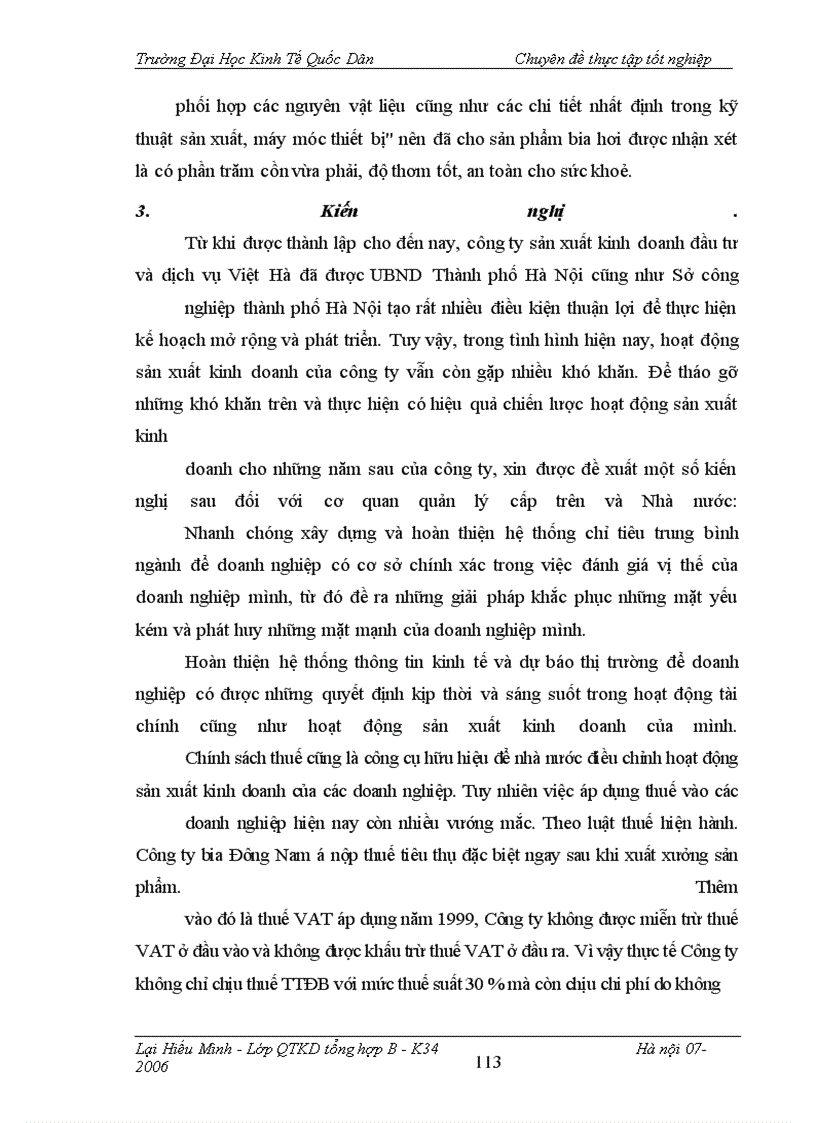 image for page Một số giải pháp thúc đẩy hoạt động tiêu thụ sản phẩm bia hơi tại Công ty sản xuất kinh doanh đầu tư và dịch vụ Việt Hà