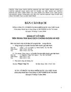 Bản cáo bạch Tổng công ty cổ phần Tái bảo hiểm Quốc gia Việt Nam