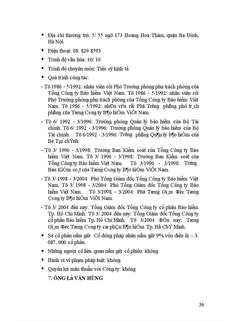 image for page Bản cáo bạch Tổng công ty cổ phần Tái bảo hiểm Quốc gia Việt Nam