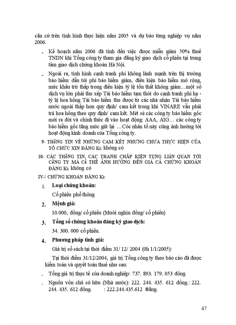 image for page Bản cáo bạch Tổng công ty cổ phần Tái bảo hiểm Quốc gia Việt Nam